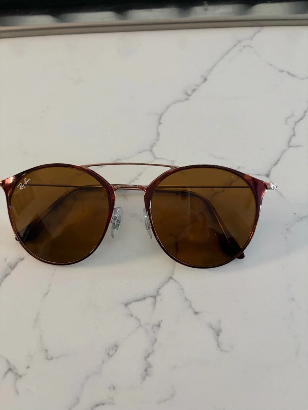 Gold Frame Brown Lens Women's Sunglasses